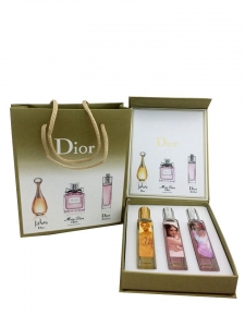 Подарочный набор-сумка Dior for WOMEN 3х20ml. Купить туалетную воду недорого в интернет-магазине.