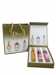 Подарочный набор-сумка Dior for WOMEN 3х20ml