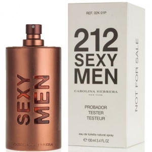 212 Sexy Men "Carolina Herrera" 100ml ТЕСТЕР. Купить туалетную воду недорого в интернет-магазине.