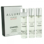 Chanel "Allure Homme Sport" Twist & Spray 3х20ml men