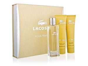 Подарочный набор 3в1 Lacoste "Lacoste Pour Femme WOMEN". Купить туалетную воду недорого в интернет-магазине.