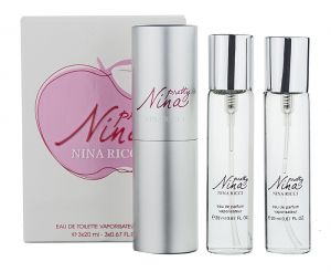 Nina Ricci "Nina Pretty" Twist & Spray 3х20ml women. Купить туалетную воду недорого в интернет-магазине.
