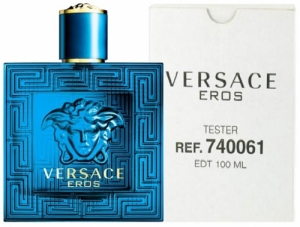 Versace Eros pour homme 100ml ТЕСТЕР. Купить туалетную воду недорого в интернет-магазине.