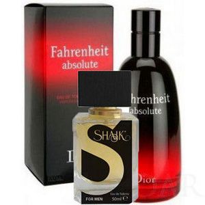 Tуалетная вода для мужчин SHAIK 33 (идентичен Dior Fahrenheit Absolute) 50 ml. Купить туалетную воду недорого в интернет-магазине.