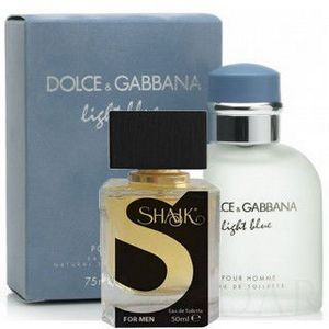 Tуалетная вода для мужчин SHAIK 49 (идентичен Dolce Gabbana Light Blue) 50 ml. Купить туалетную воду недорого в интернет-магазине.