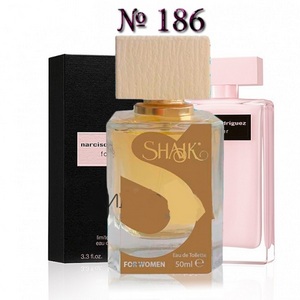 Tуалетная вода для женщин SHAIK 186 (идентичен Narciso Rodriguez For Her parfum) 50 ml. Купить туалетную воду недорого в интернет-магазине.